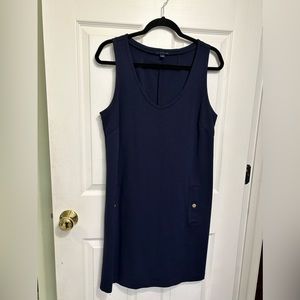 EUC GAP NAvY Cotton Sleeveless Dress Large